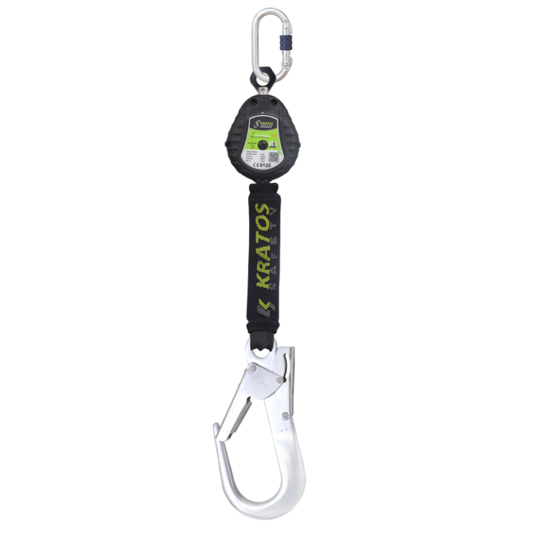 OlympeS2, Retractable fall arrester with polymer casing and webbing lanyard (maxi length 2